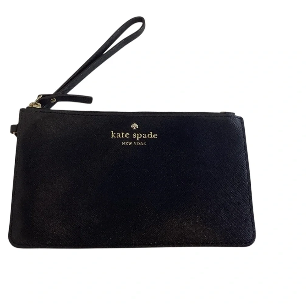 💚 Kate Spade Black Wristlet - Picture 1 of 7